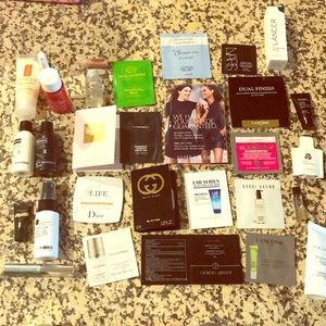 New/unused beauty samples + bag